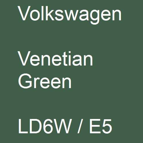 Volkswagen, Venetian Green, LD6W / E5.